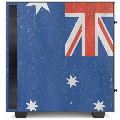 Australia Flag Distressed NZXT H510 Compact ATX Mid-Tower Case Skin